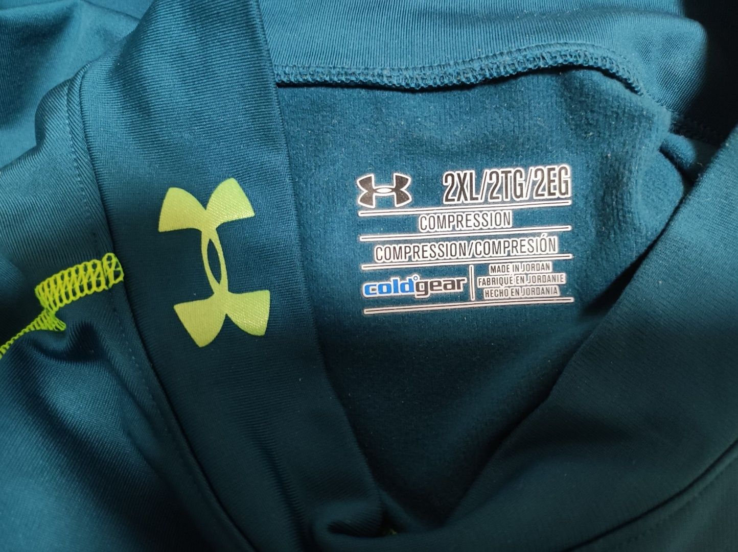 Under Armour Cold gear мужская компрессионная термо кофта рашгард
