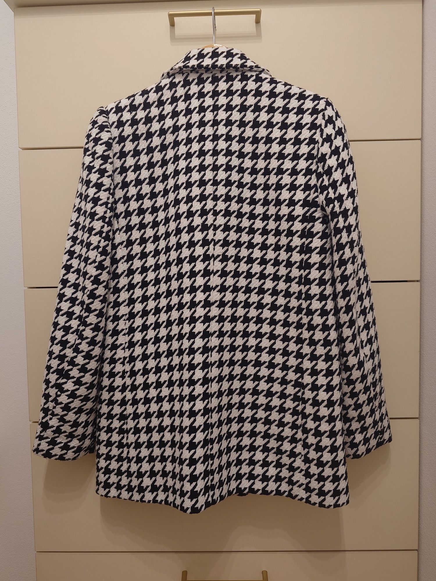Marynarka, płaszczyk w papitkę oversize