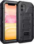 Beeasy iPhone 11 etui wodoodporne pancerne kurz brud IP68 metalowa