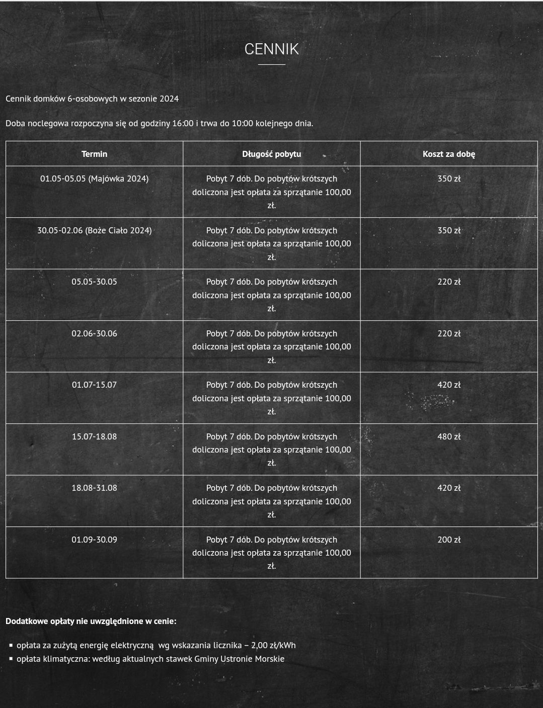 Wynajem domki letniskowe w Ustroniu Morskim wakacje nad morzem 2023