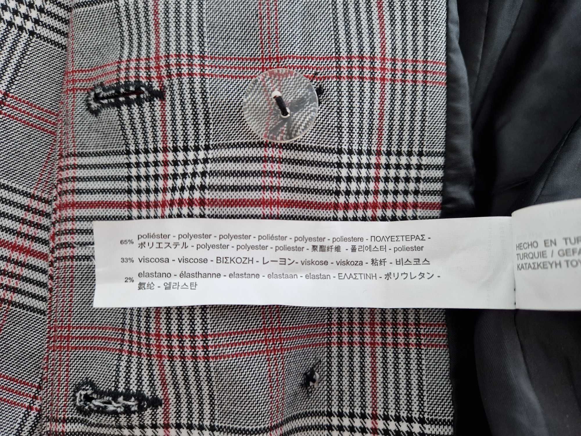 Marynarka w kratę Stradivarius
