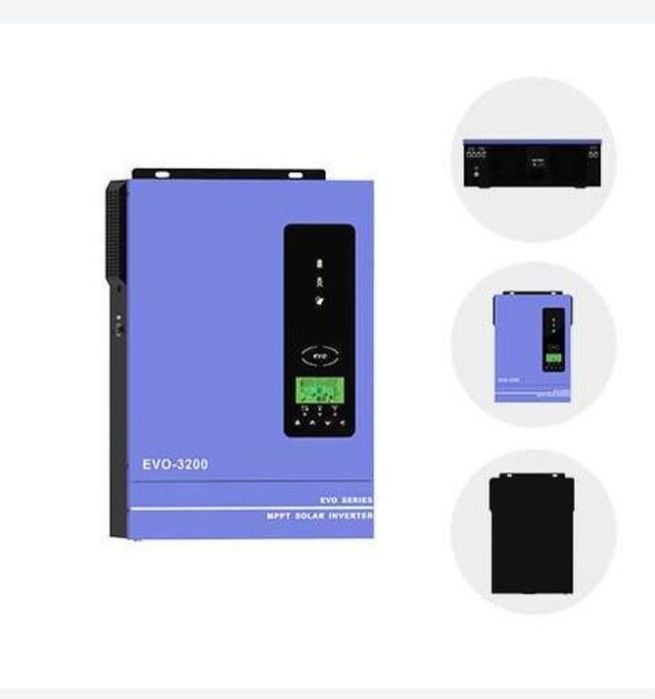 Гібридний інвертор 24v. anern 3200 evo