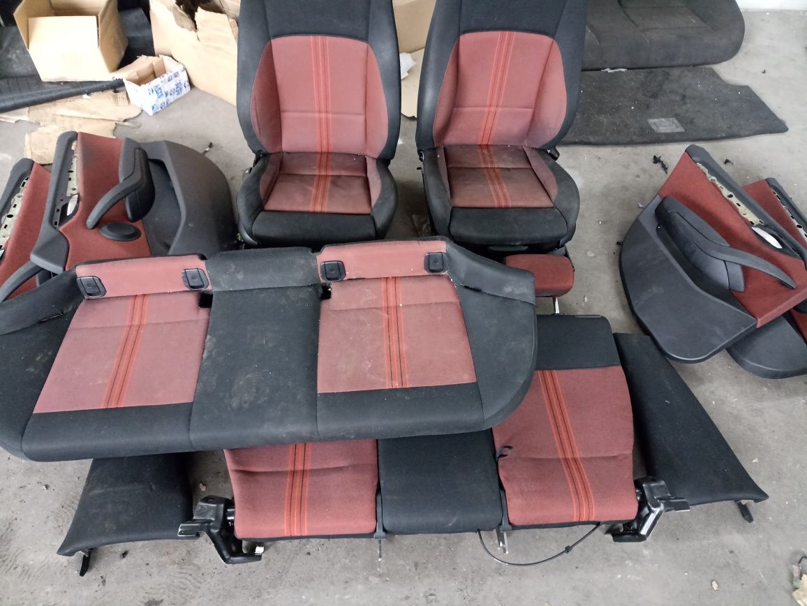 Fotele zestaw foteli do BMW X1 e84 sporty Mpakiet boczki komplet