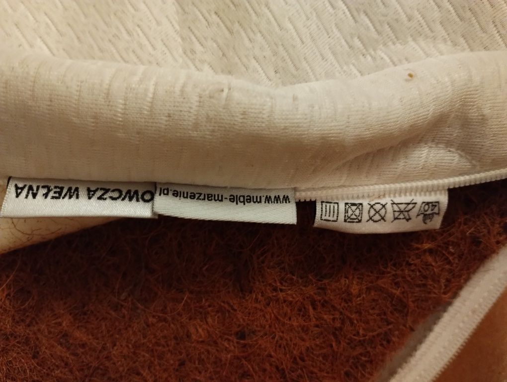 Używany materac 100% mata kokosowa