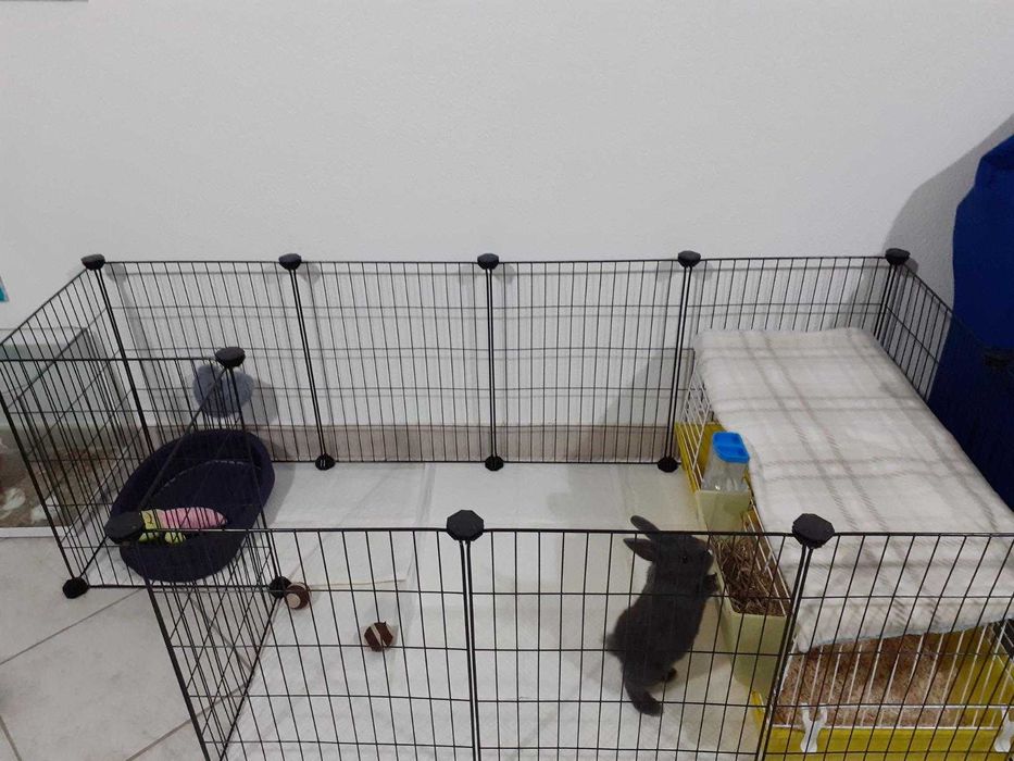 Kojec wybieg klatka dla zwierząt królika świnki psa 123 x 63 x 41 cm