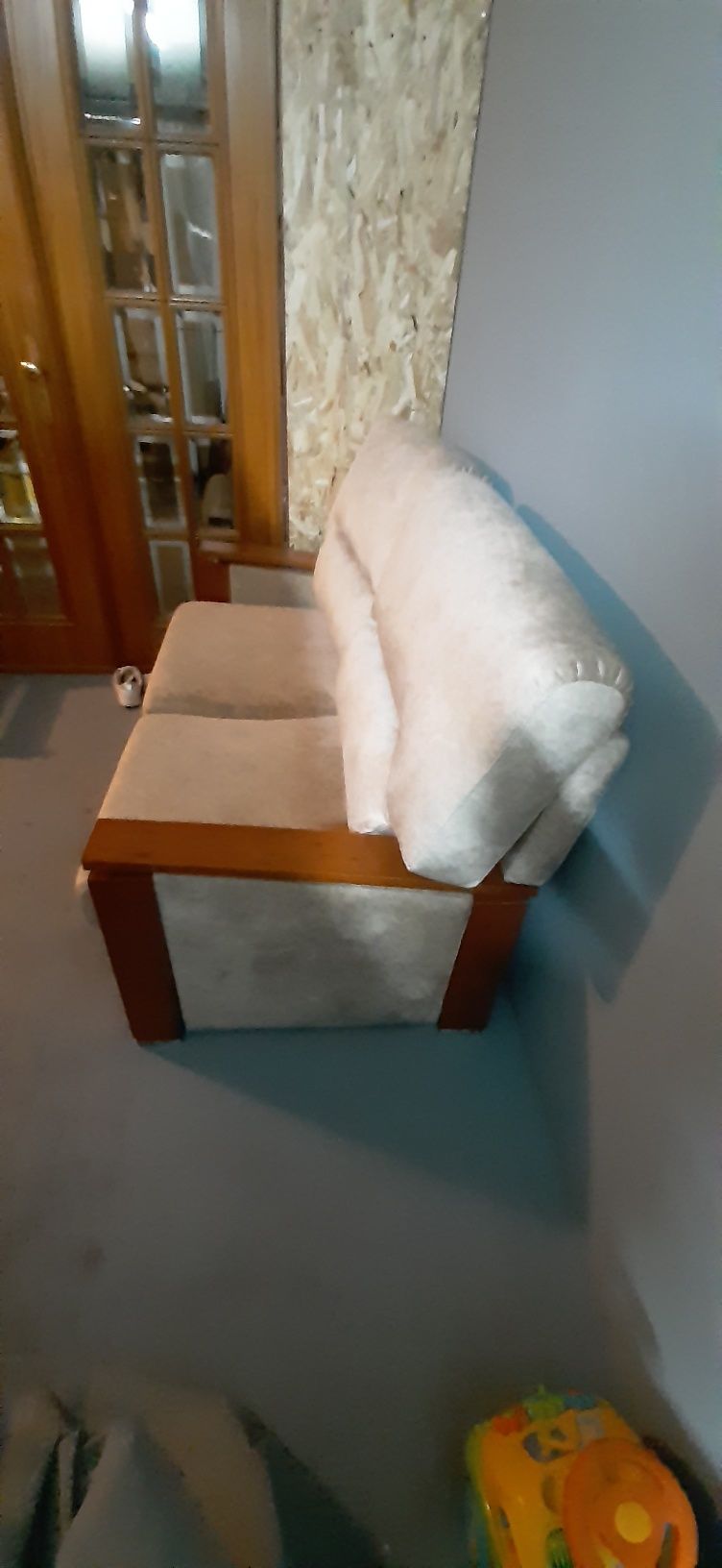 Sofas cerejeira em tecido avelulado
