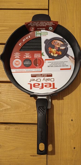 Patelnia gril grillowa Tefal 26 cm nowa