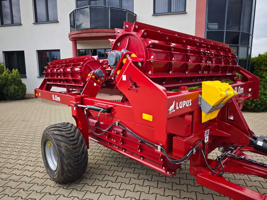 Wał nożowy mulczer do niszczenia rzepaku kukurydzy poplonów 9,0m Lupus