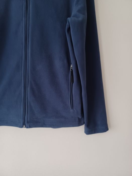 Bluza sportowa polarowa na zamek M niebieska Crane