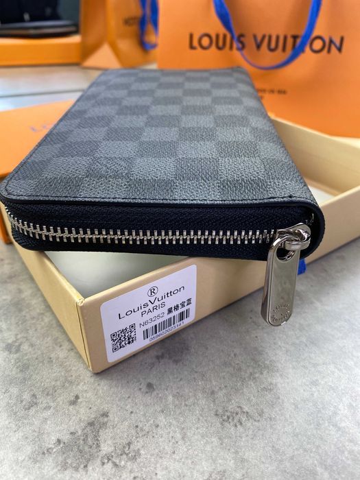 Черный органайзер Louis Vuitton кошелек Луи Виттон бумажник LV k331