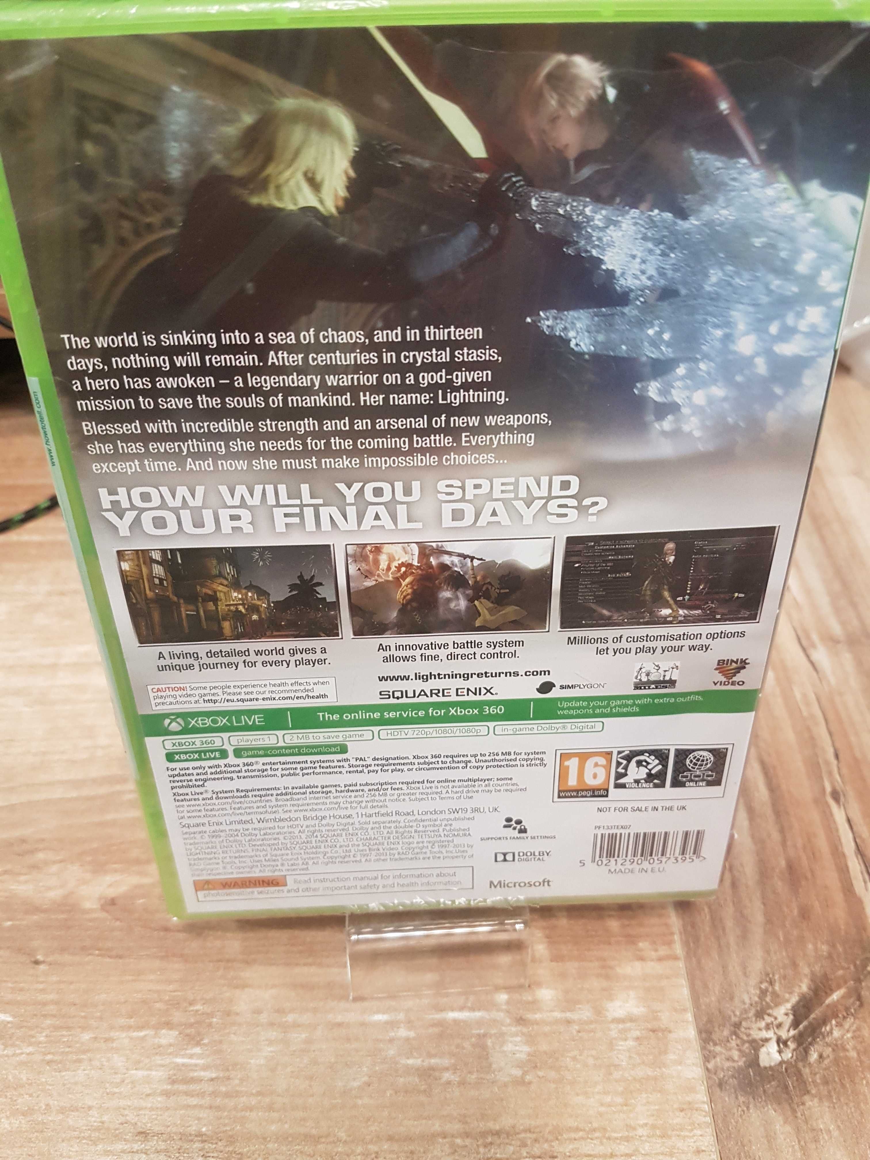 Lightning Returns: Final Fantasy XIII X360 nowa, Sklep Wysyłka Wymiana