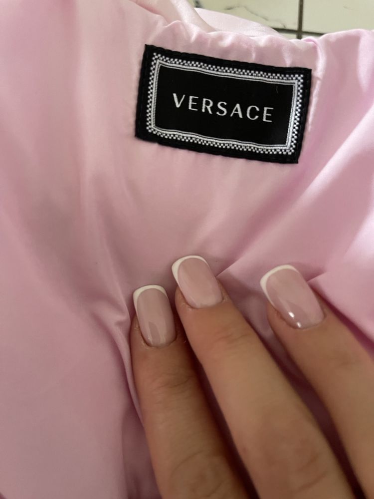 Курточка пуховик Versace на дівчинку 18-24 міс