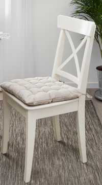 Poduszki na krzesło beżowe 
Poduszka na krzesło, beżowy, 38x38x6.5 cmV