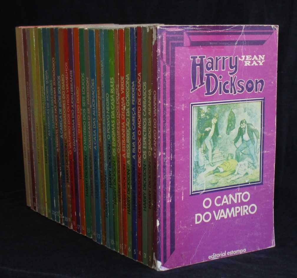 Livros Colecção Harry Dickson Jean Ray 30 volumes Completa