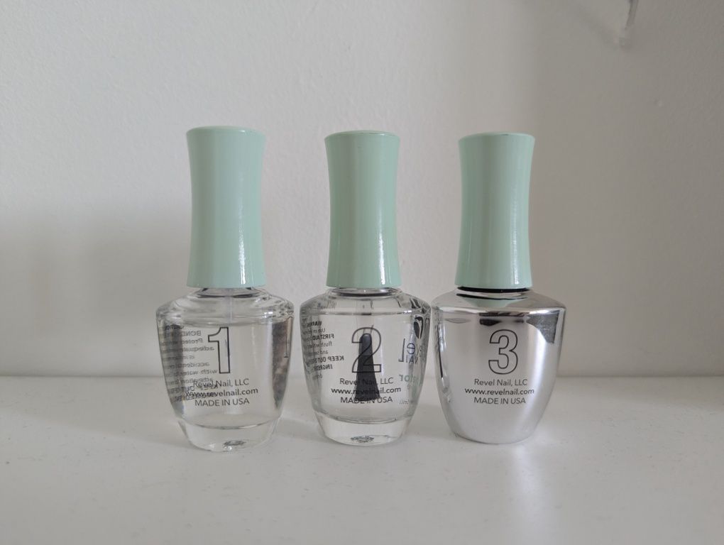 Zestaw płynów do manicure tytanowego