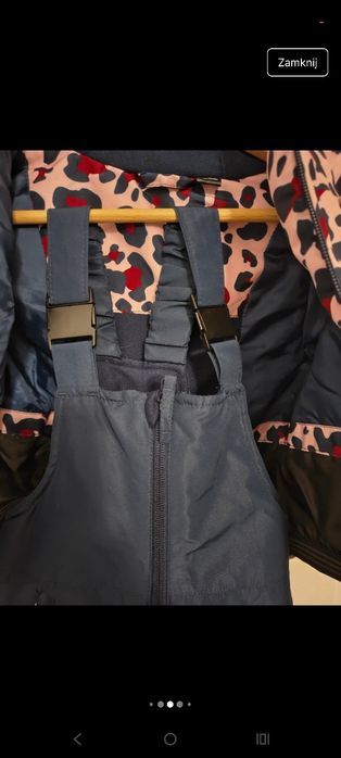 Kombinezon dziecięcy kurtka i spodnie zimowe 86 92