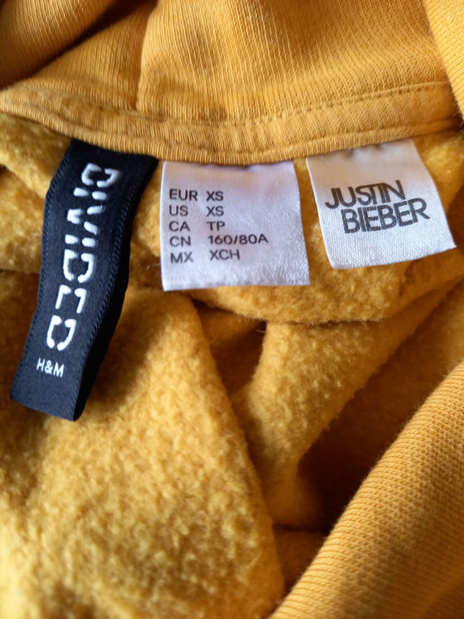 Bluza z kapturem marki H&M Justin Bieber na rozmiar XS.