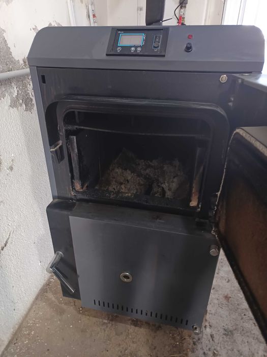 Caldeira a lenha  - chama invertida - Solius Ecomax