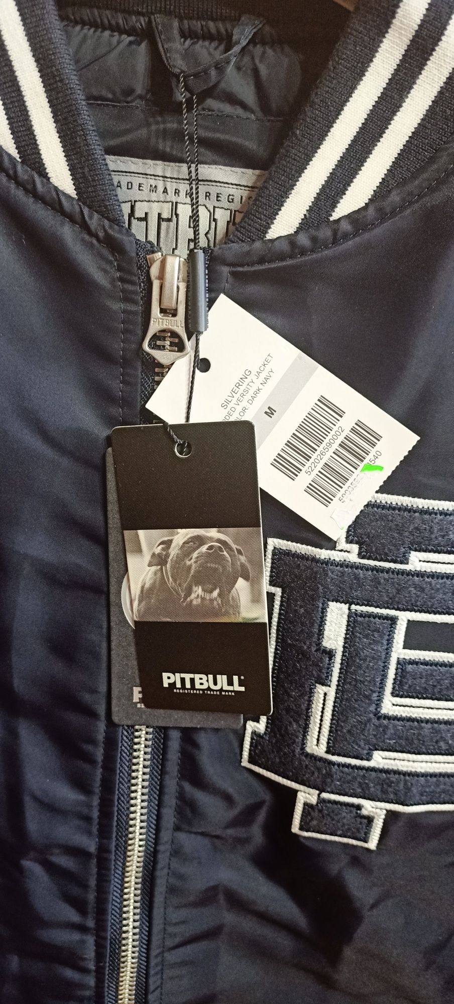Kurtka przejściowa PittBull "Silverwing" Granatowa Roz. M