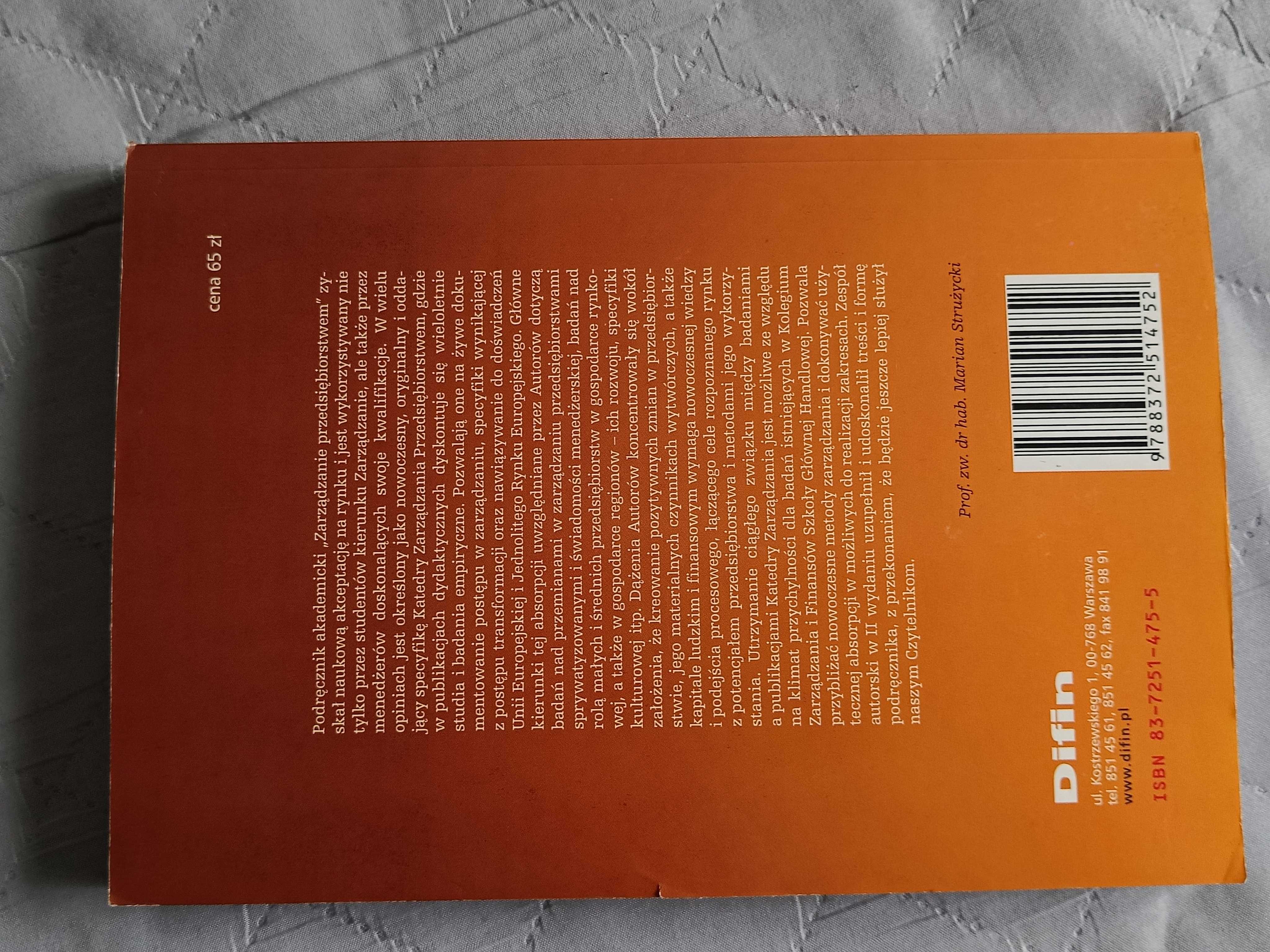Zarządzanie przedsiębiorstwem, red. Marian Strużycki