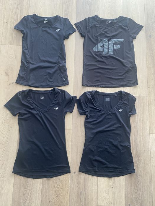 Zestaw czterech bluzek sportowych 4F r. XS