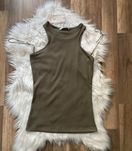 Koszulka top damska khaki S