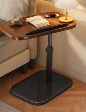 Наддиванний овалний столик на ніжці