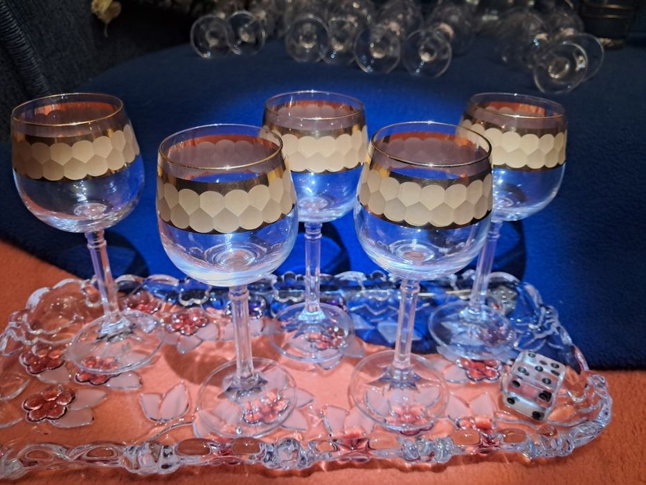 Хрустальные Рюмки, фужеры,стопки. Спецовница,Кофейный набор из прошлог