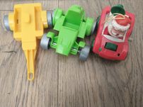 3 autka plastikowe