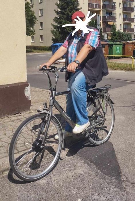 Rower elektryczny miejski gazelle