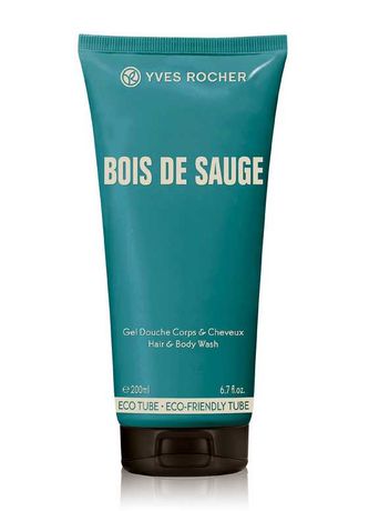 мужской гель для тела и волос  Ив Роше bois de sause