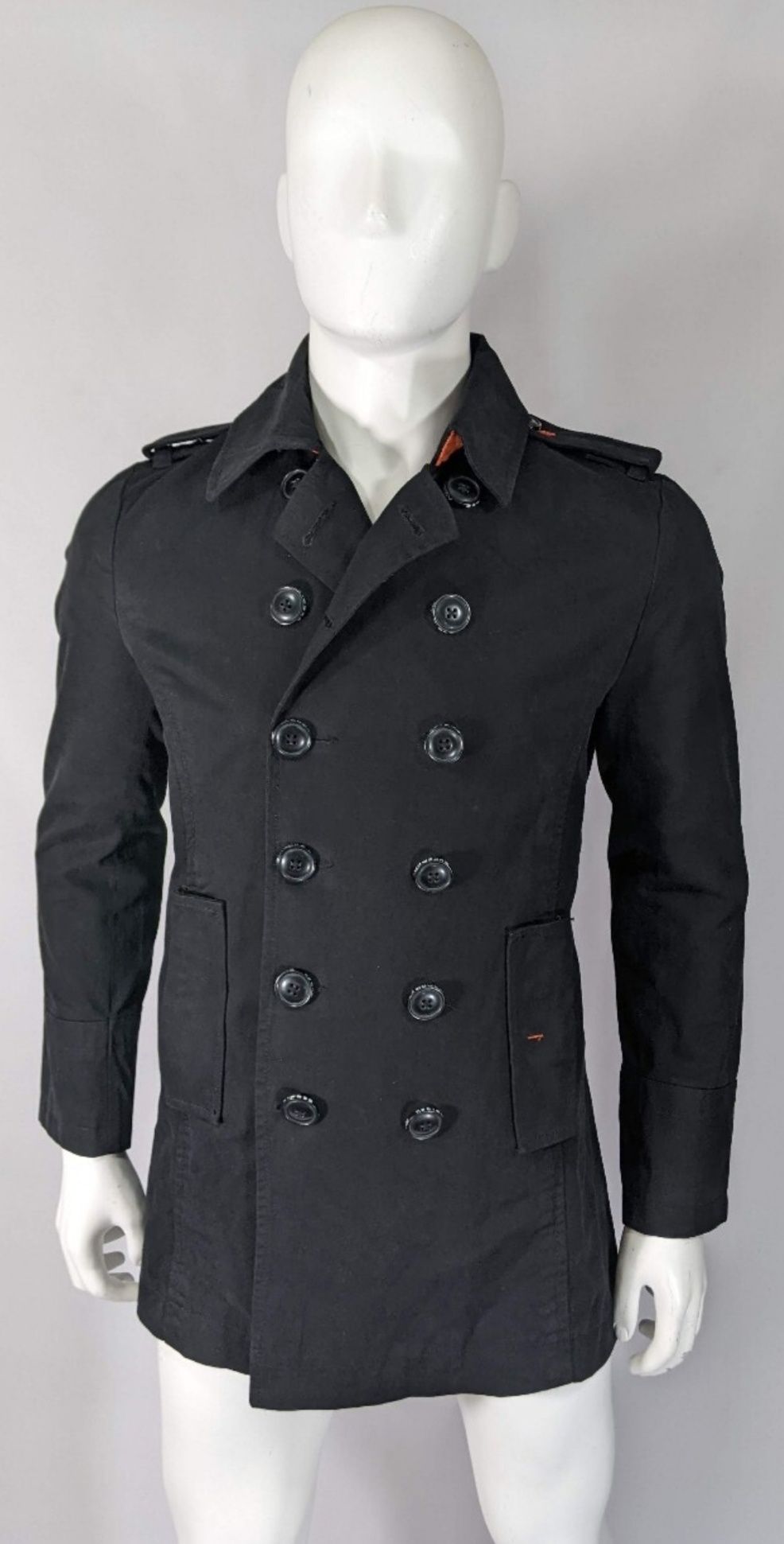 Superdry Trenchcoat męski płaszcz trencz 2XL