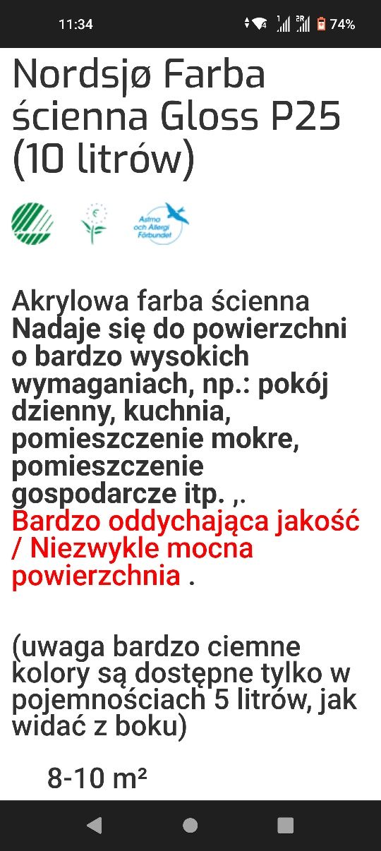 Farby ścienne biale