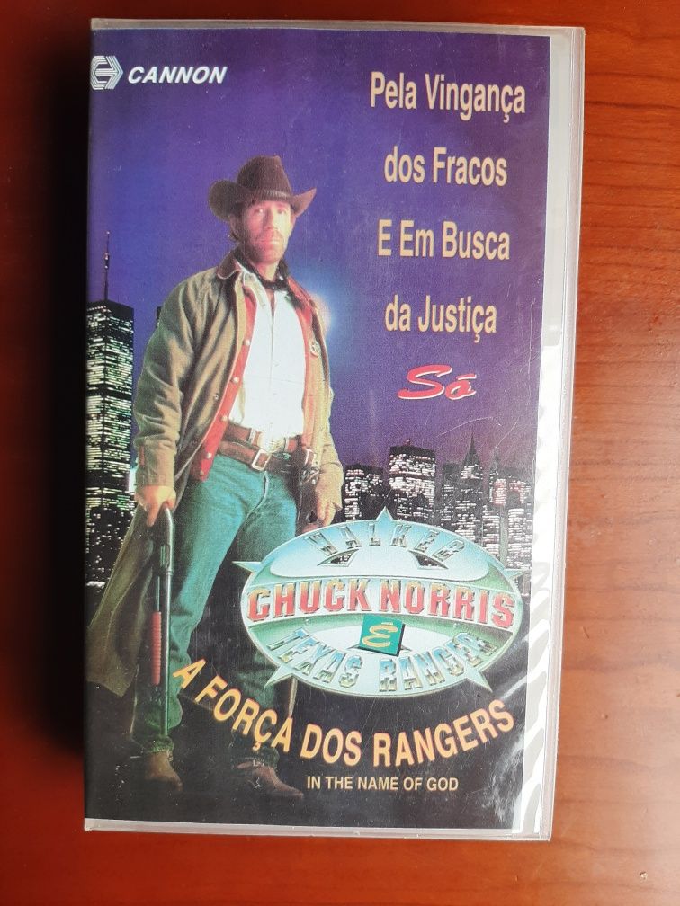 VHS Chuck Norris A Força dos Rangers