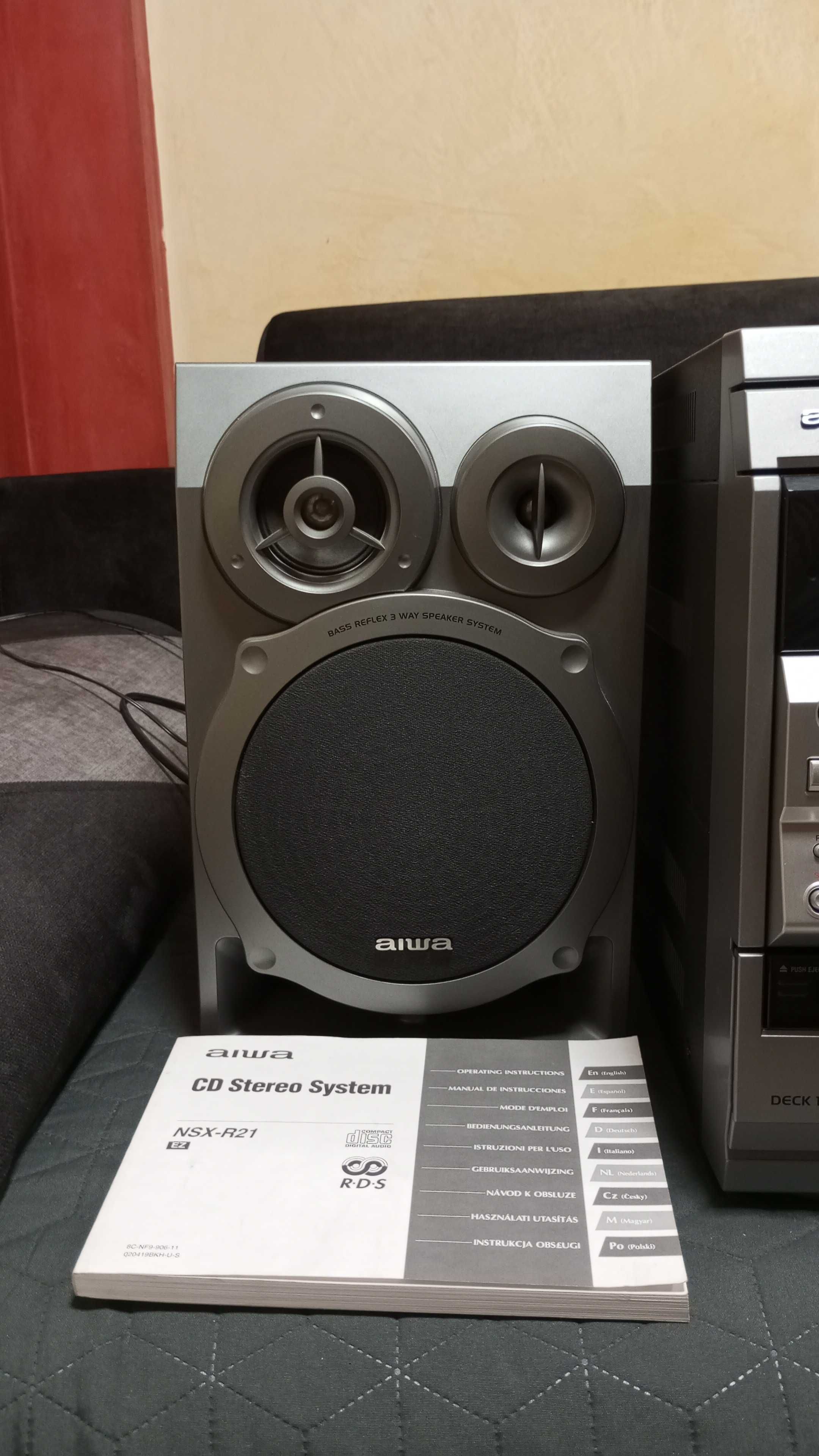 AIWA CD stereo system NSX-R21 z pilotem