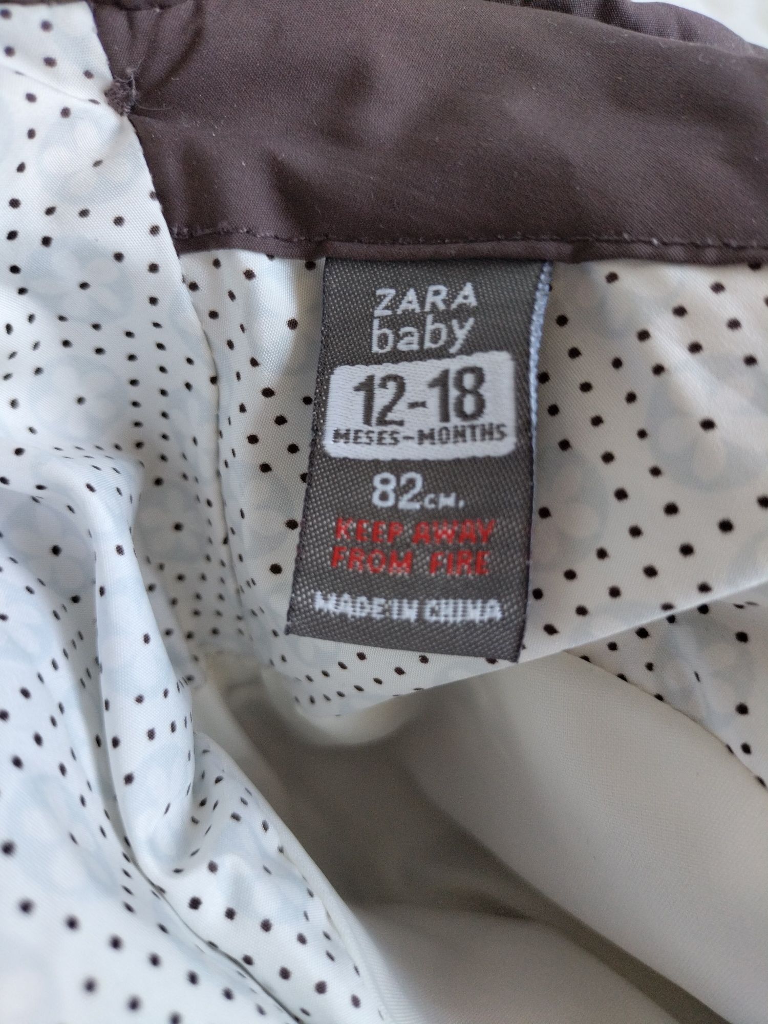 Kurtka zimowa Zara Baby 12-18msc