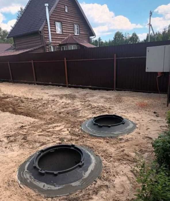 Вигрібна яма каналізація копка септик з бетонних кілець  5/8/12/26 м3