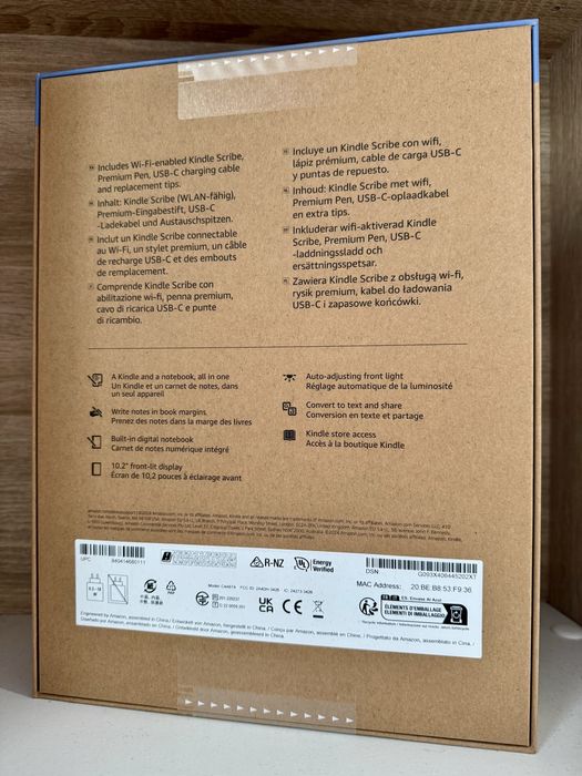 Електронна книга з підсвічуванням стилусом Amazon Kindle Scribe 64GB