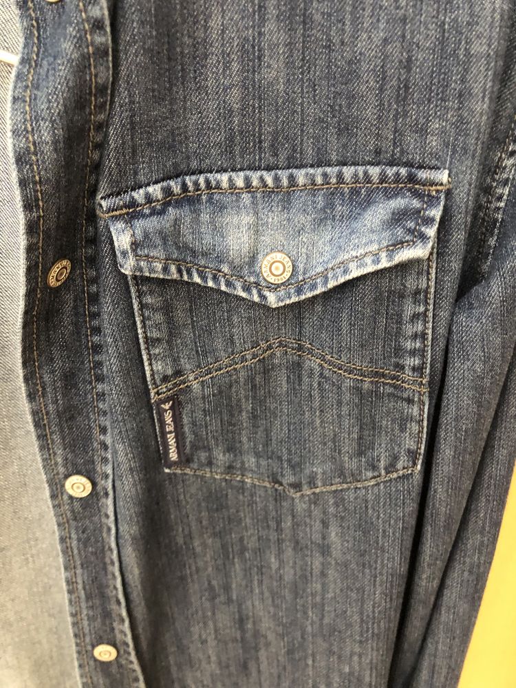 Camisa de ganga Armani Jeans XL