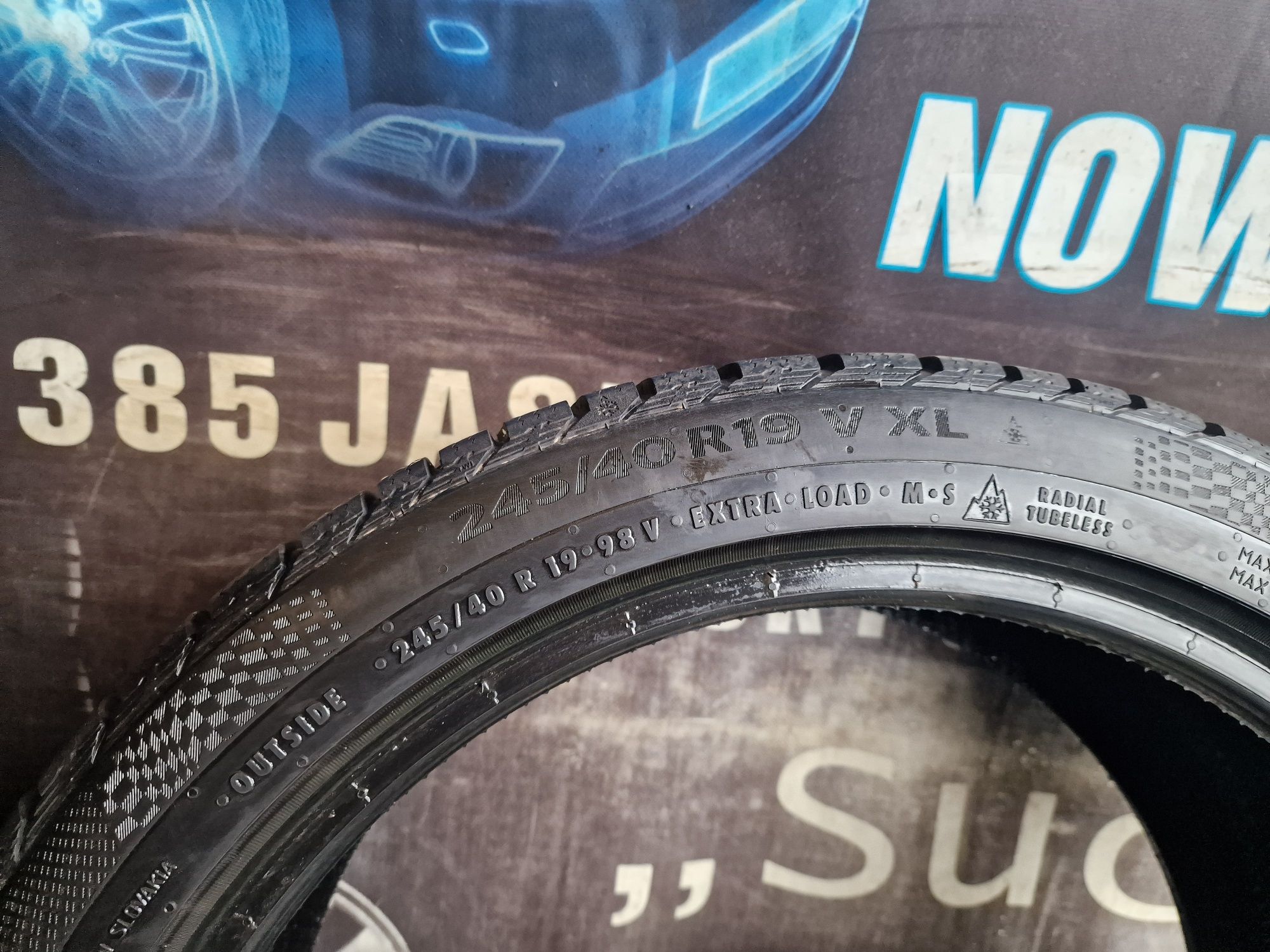 Opona zimowa 245/40/19 V XL 98V Continental Ranflat Pojedyncza 6.6mm