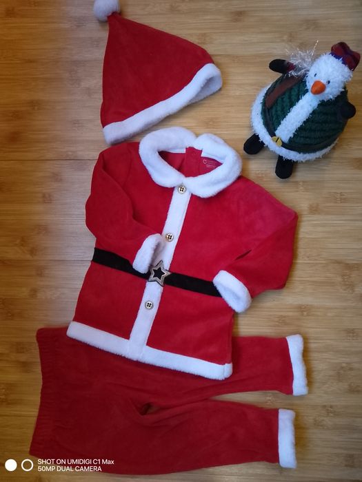 Костюм санти , Санта Клауса (92 розмір) на 12-24 місяцв