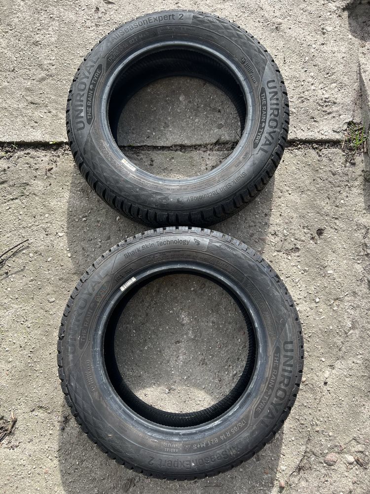 4szt .Opony jak nowe 23r. 175/65r14, 2 wielosezon Uniroyal i 2 Hankook