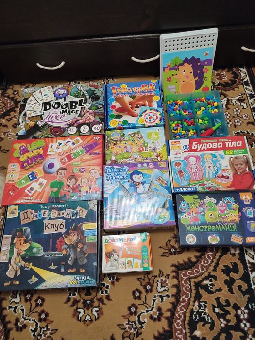 Настільні ігри, дитячі, для дітей