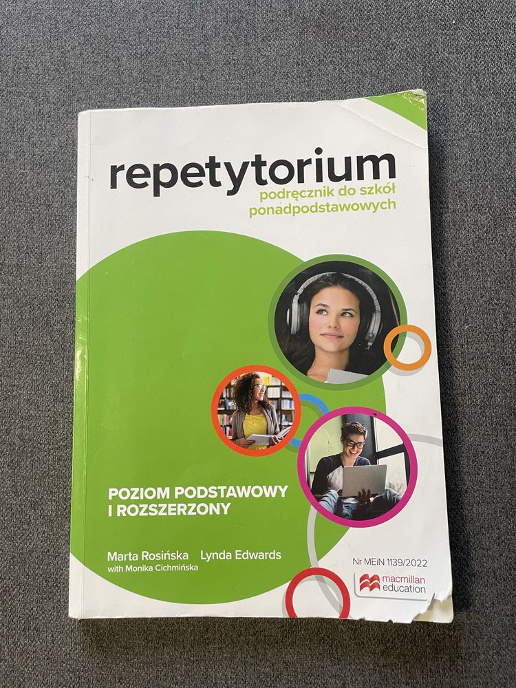 Repetrytorium, jezyk angielski