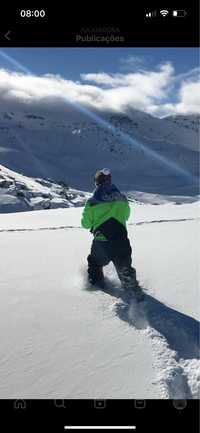Fato quiksilver snowboard ski