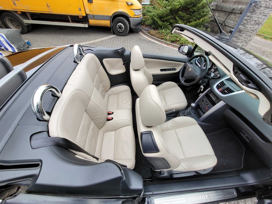 Peugeot 207 CC 1.6 16V VTi 120 Sport jasna skóra, klima elektryka