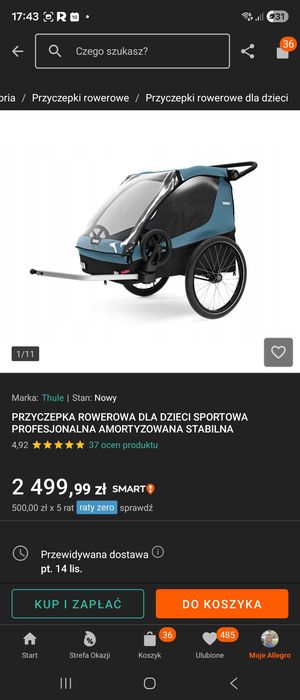 Przyczepka rowerowa