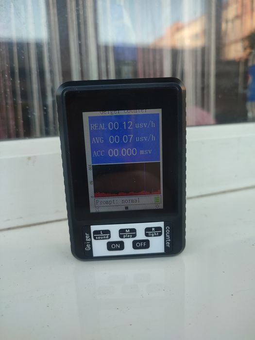 Дозиметр радіаційного фону BR-9B (XR-1). Лічильник Ге