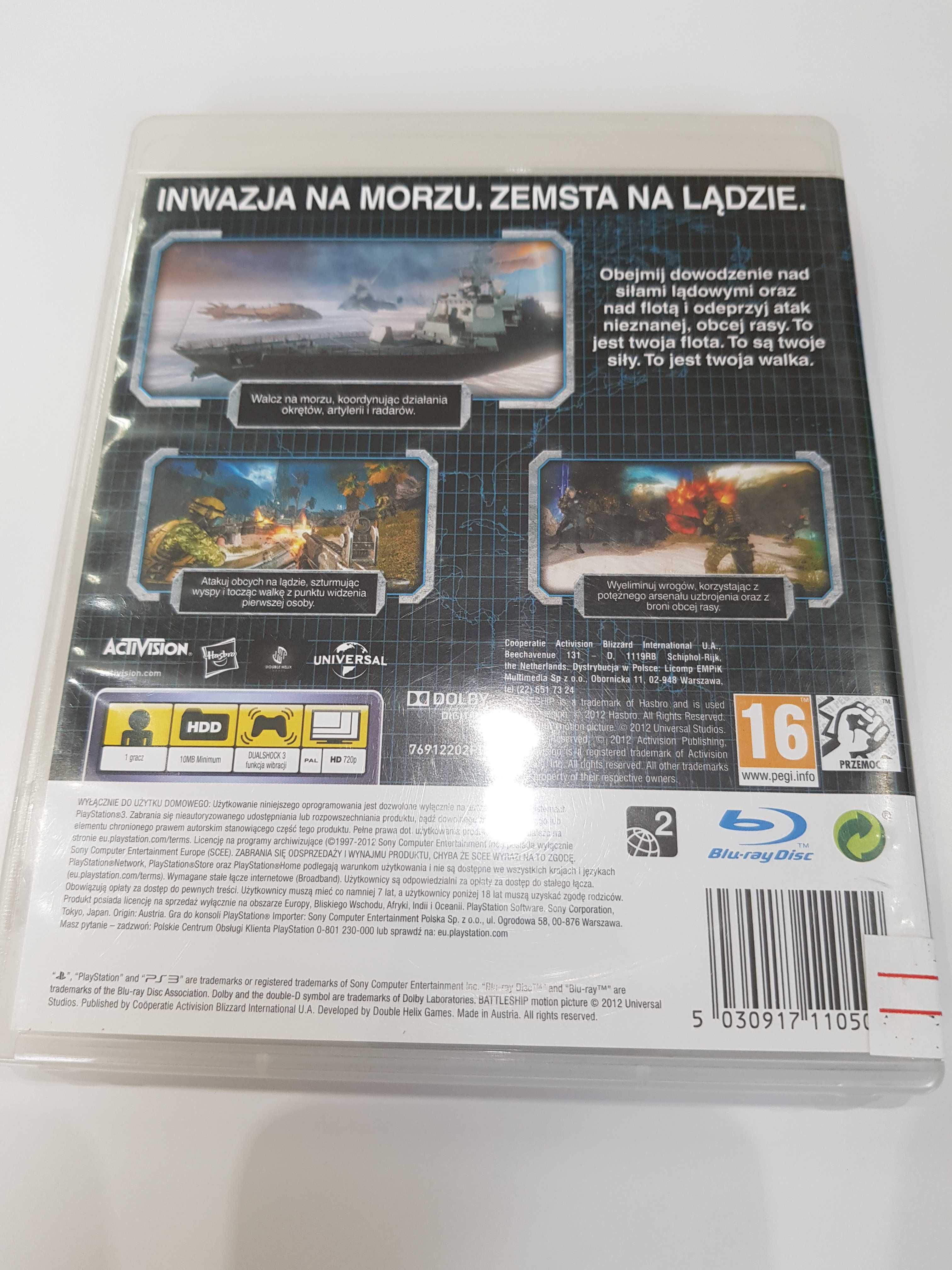 Battleship PS3 Sklep Iława