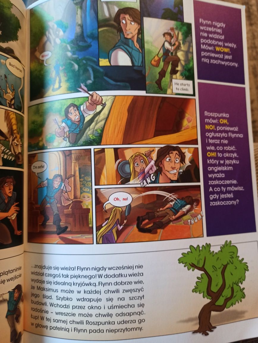 Disney english comics zaplątani do nauki angielskiego